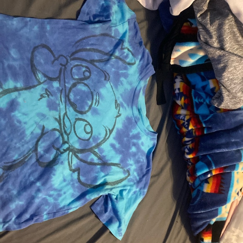 Stitch cropped shirt